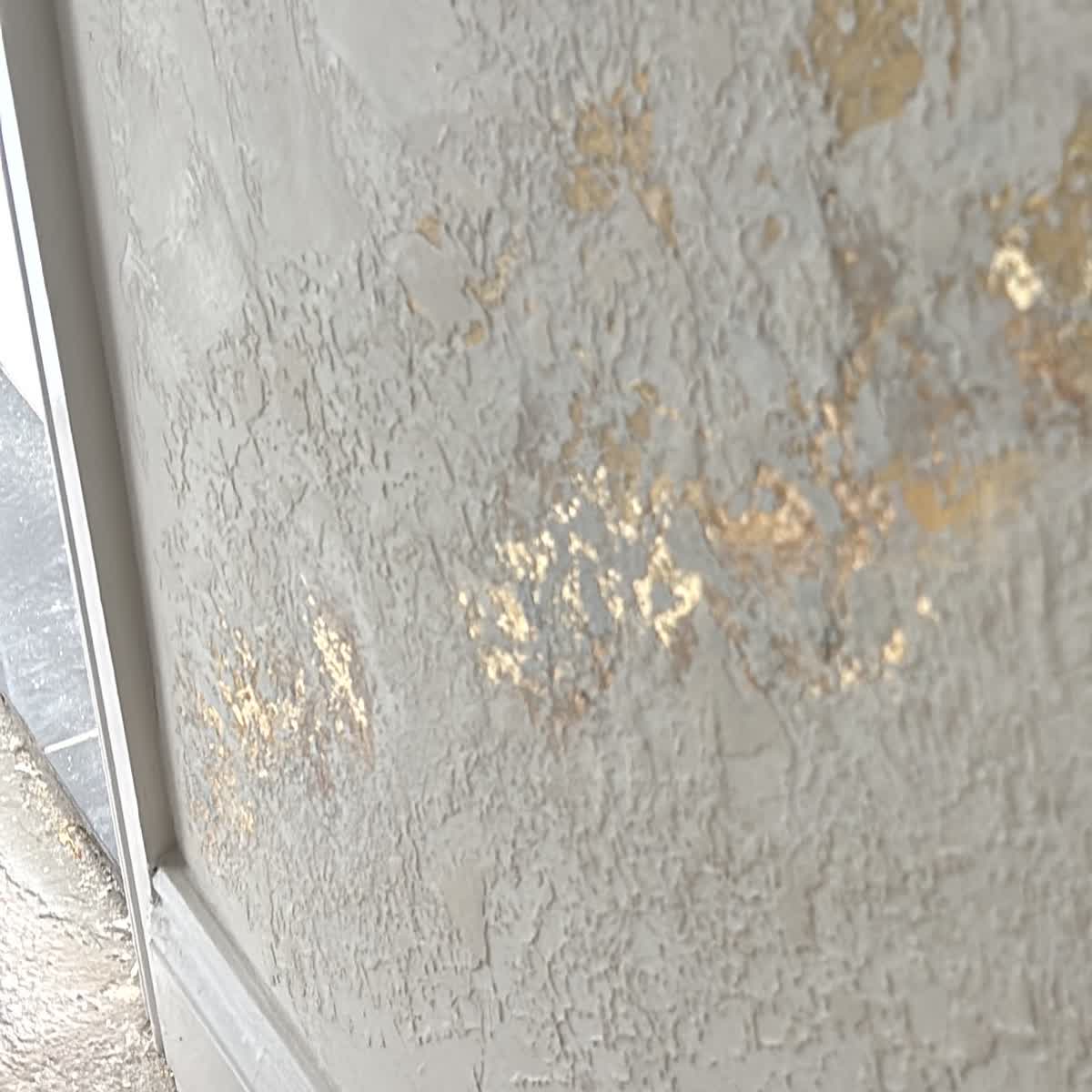 Gold leaf texture close up